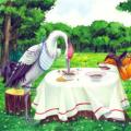 Російська народна казка Як називається казка де лисиця та журавель