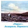 Michail Lermontov - zeil Wat zoekt hij in het land